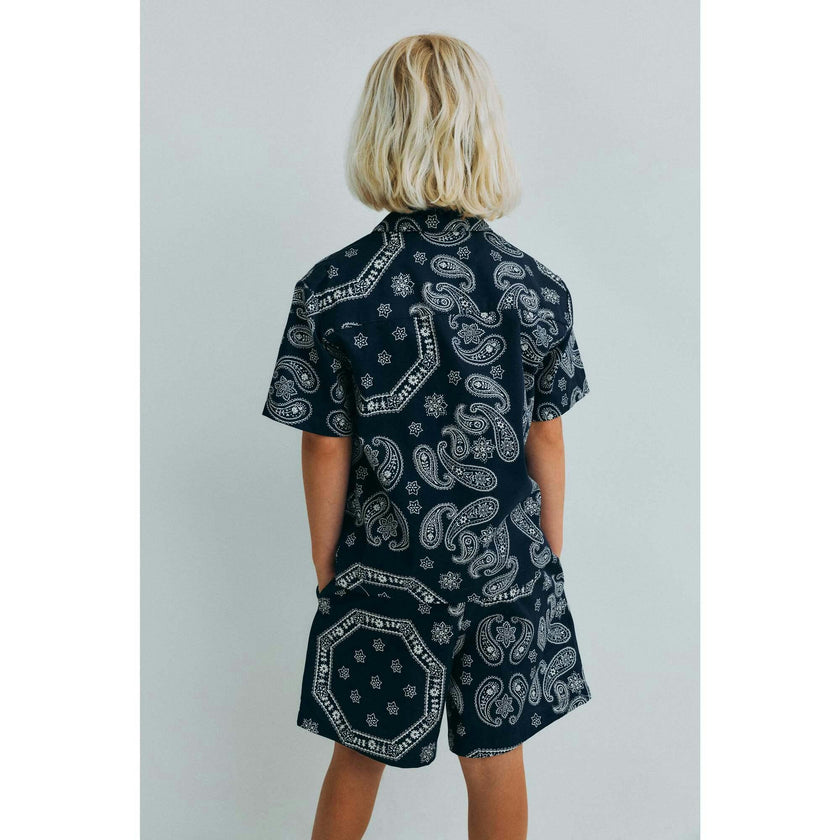 Aster Bermuda Kids Bandana Print