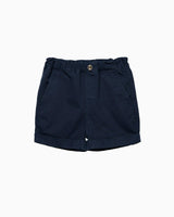 Baby Charlie Pull Up Shorts in Navy