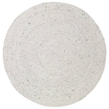 Neethu Hand-Crafted Felted Wool Round Rug, Natural