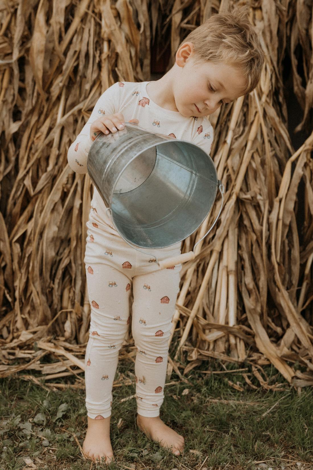Modal Pajama Set in Farm