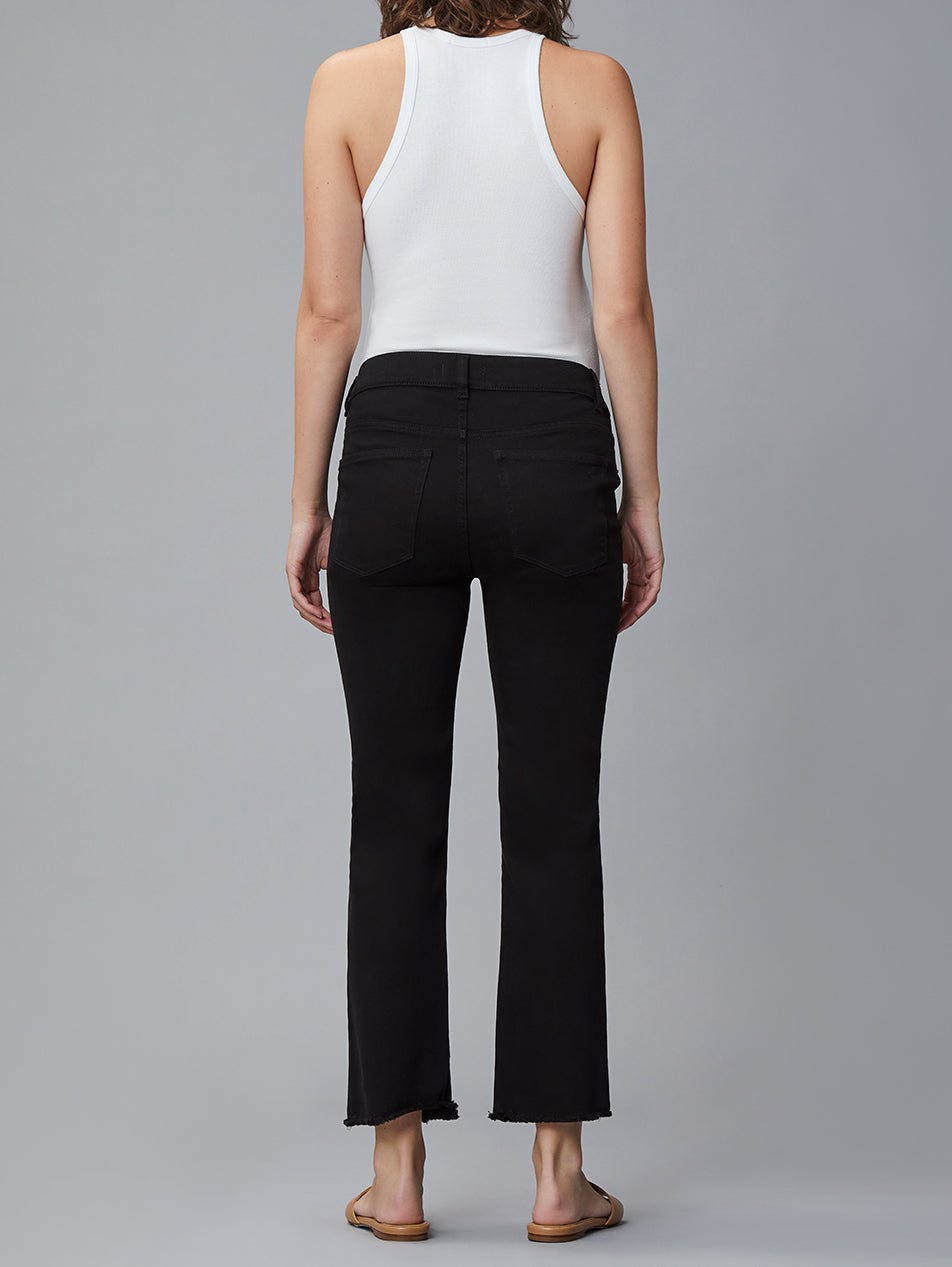 Patti Straight Maternity Vintage Jeans | Black Peached Raw