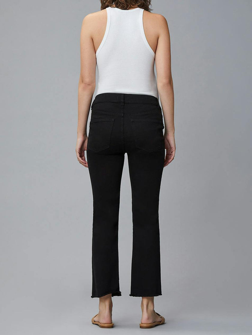 Patti Straight Maternity Vintage Jeans | Black Peached Raw