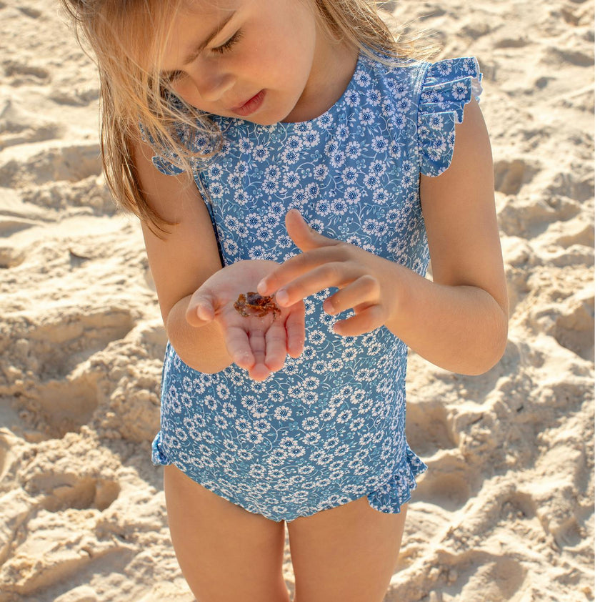 girls rosebay ruffle cap sleeve one piece