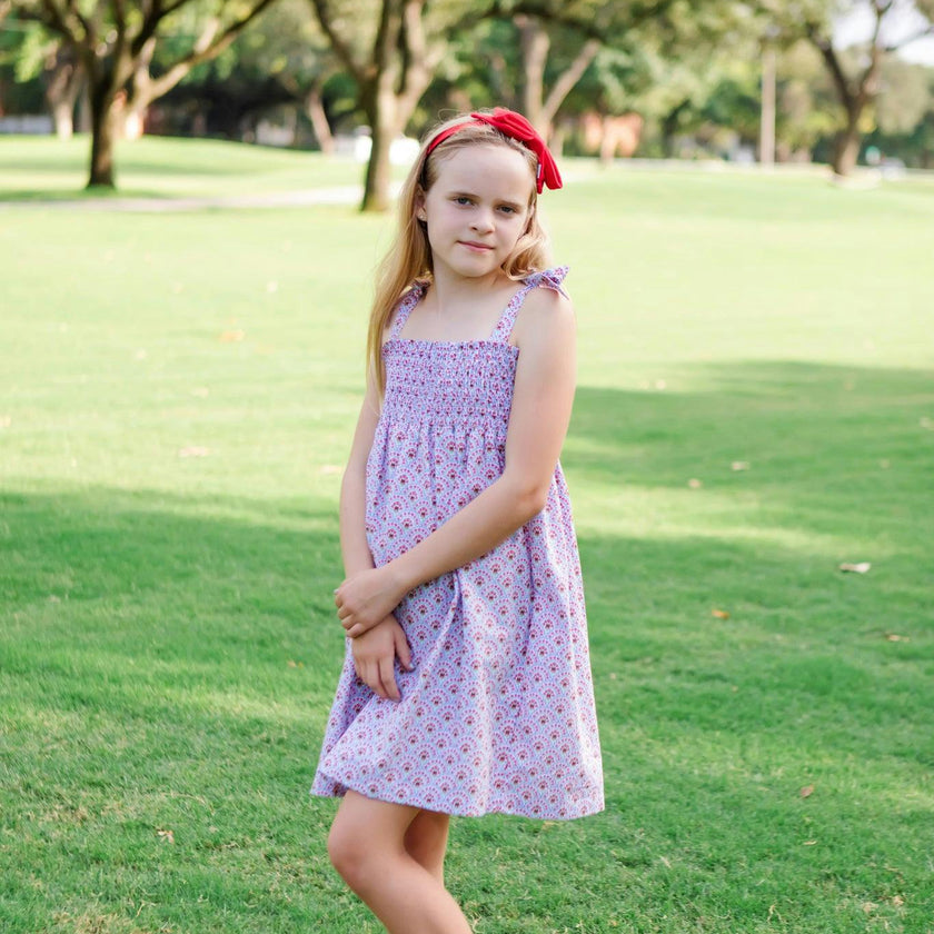 Betsy Girls' Woven Dress - Bunting Floral