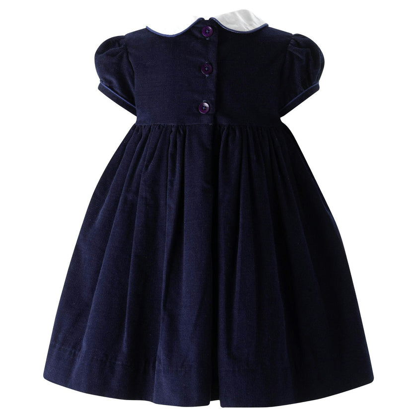 ABC Peter Pan Collar Puff Sleeve Smocked Dress & Bloomers