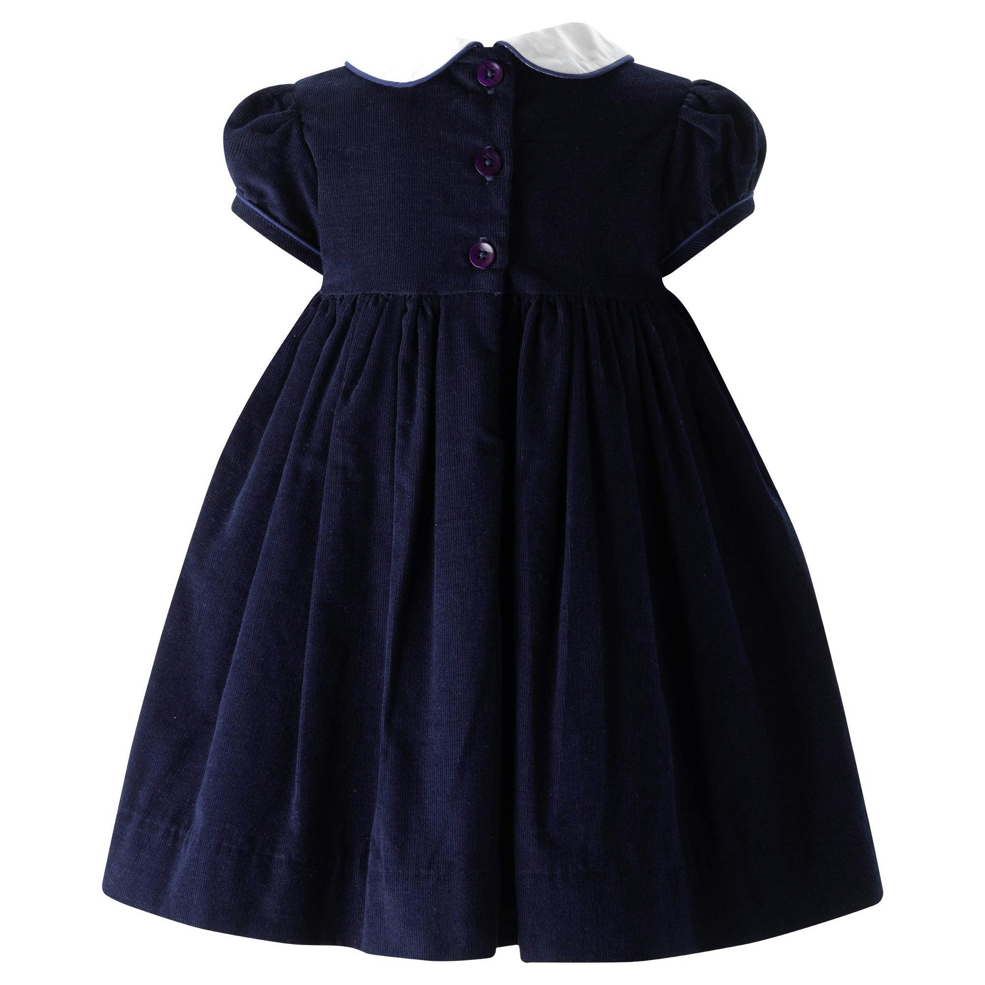 ABC Peter Pan Collar Puff Sleeve Smocked Dress & Bloomers