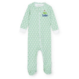 Parker Boys' Zipper Pajama - Golf Putting Green
