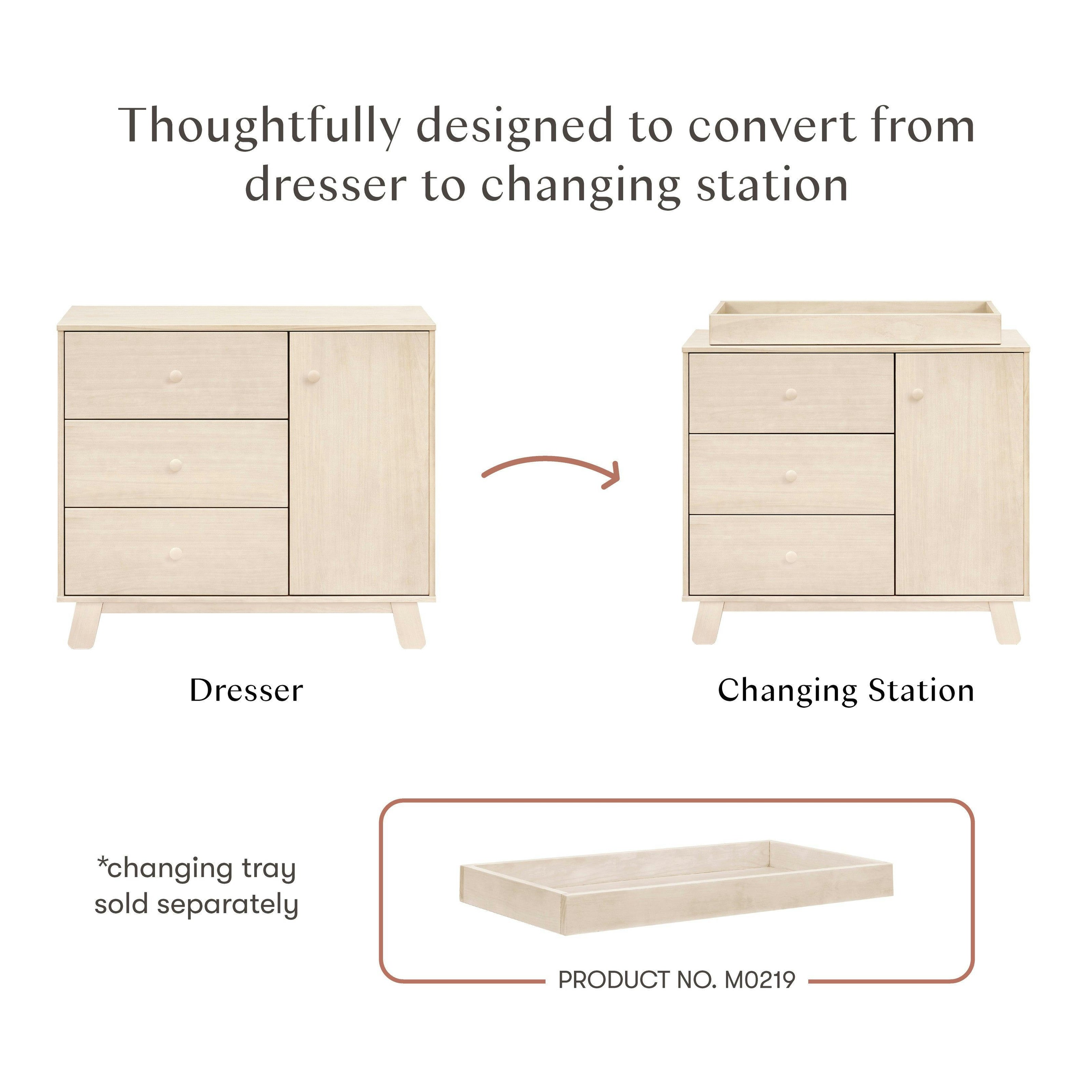 Babyletto Hudson Modern 3-Drawer Dresser