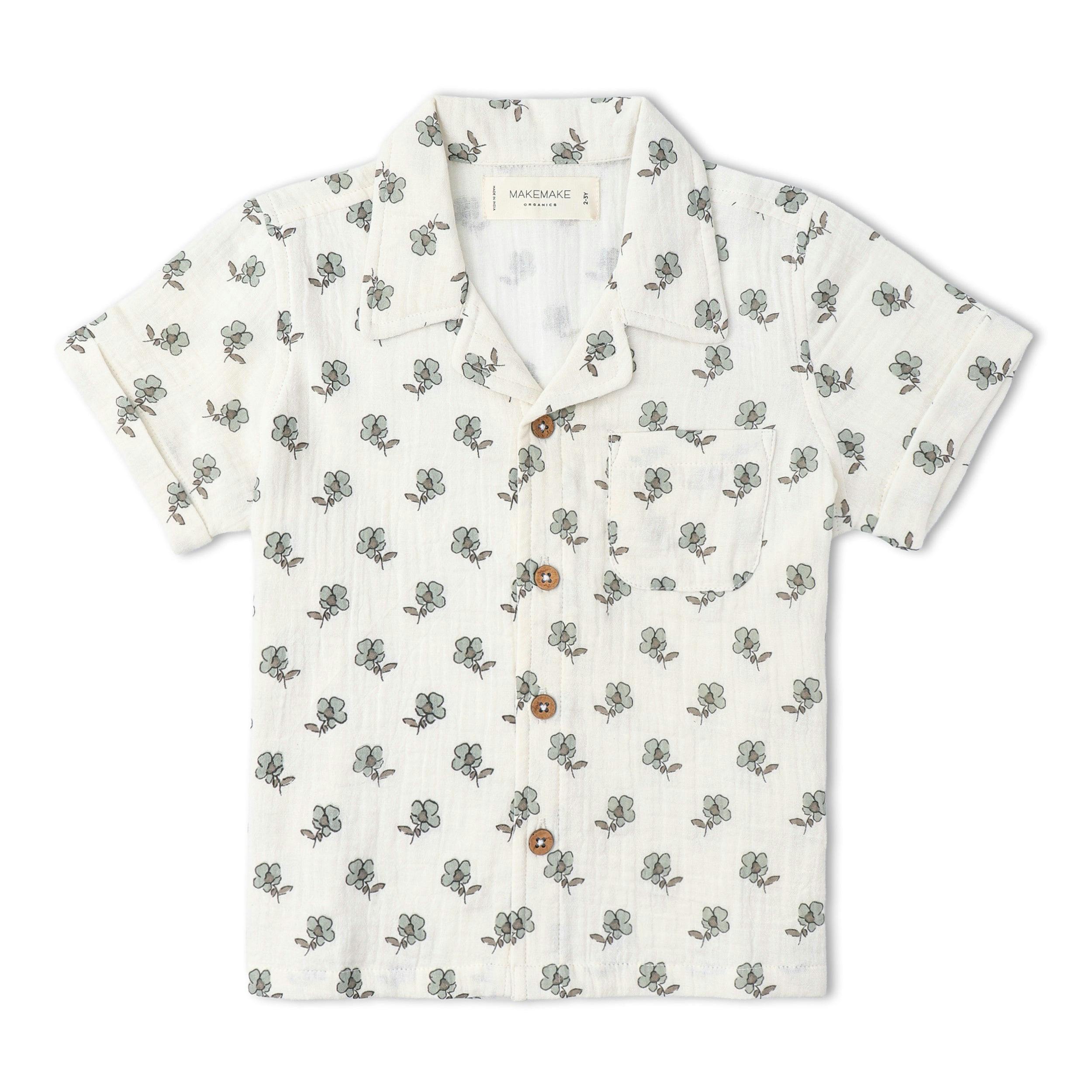 Organic Shirt & Shorts Set - Poppy
