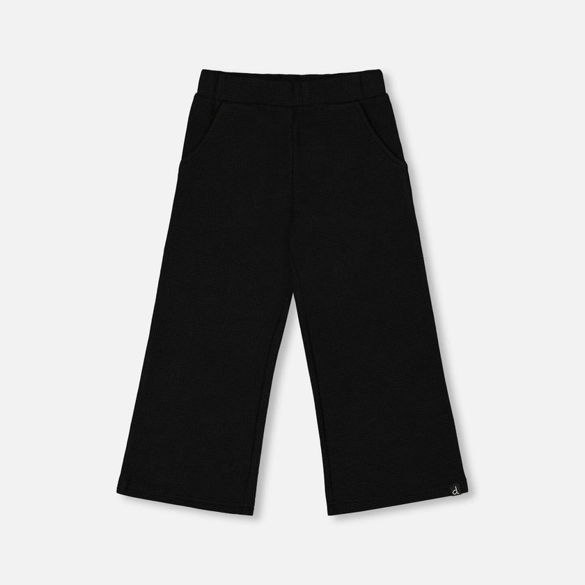 Waffle Flare Leg Pants