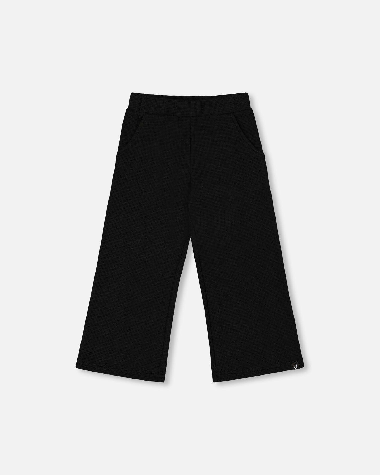 Waffle Flare Leg Pants