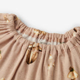 Mushroom Organic Cotton Dress and Legging Set