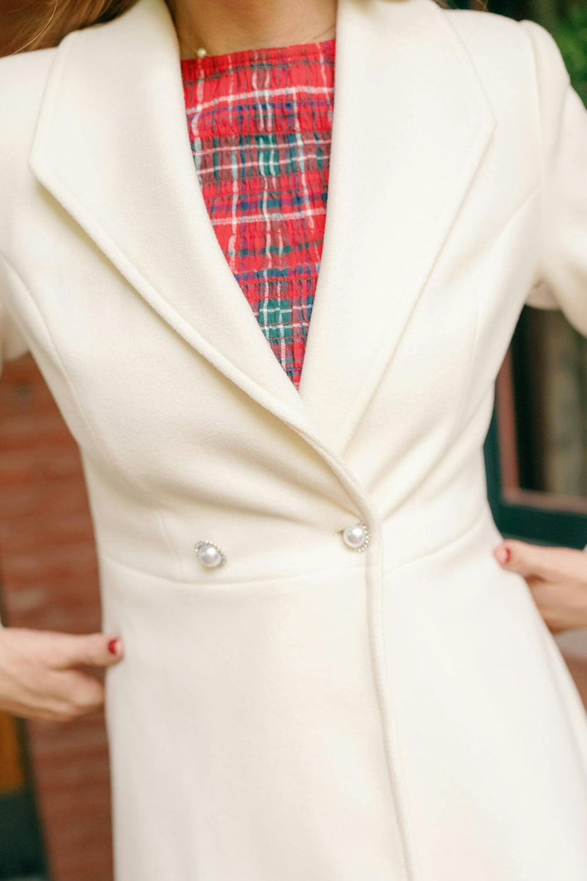 Della Coat in Cream