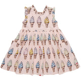 Girls Alyssa Dress - Pink Soft Serve
