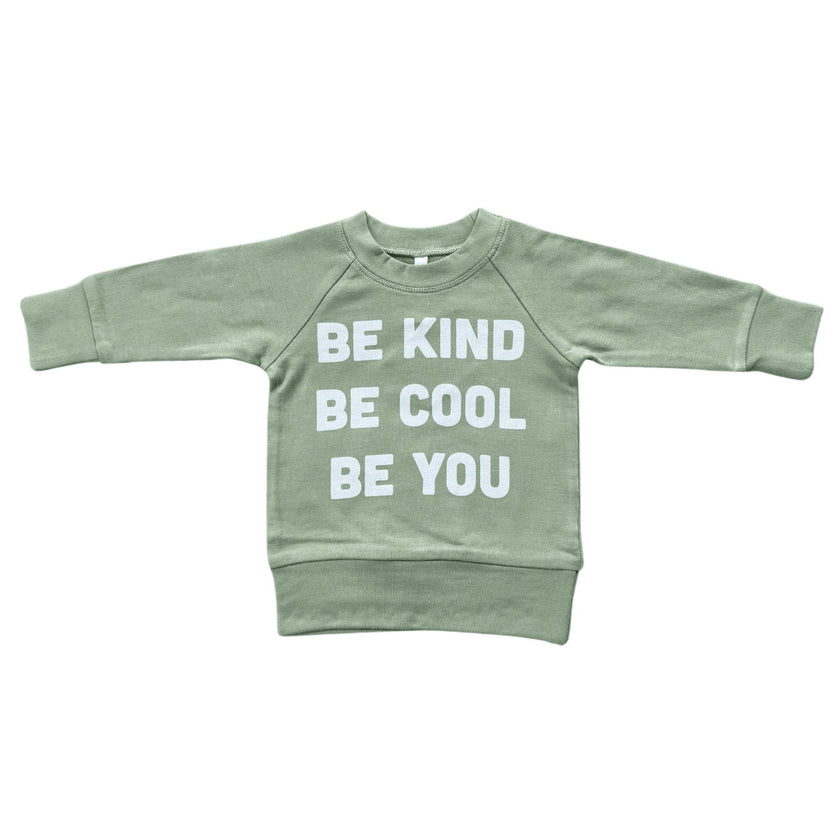 Boys Raglan Sweatshirt in Footprints