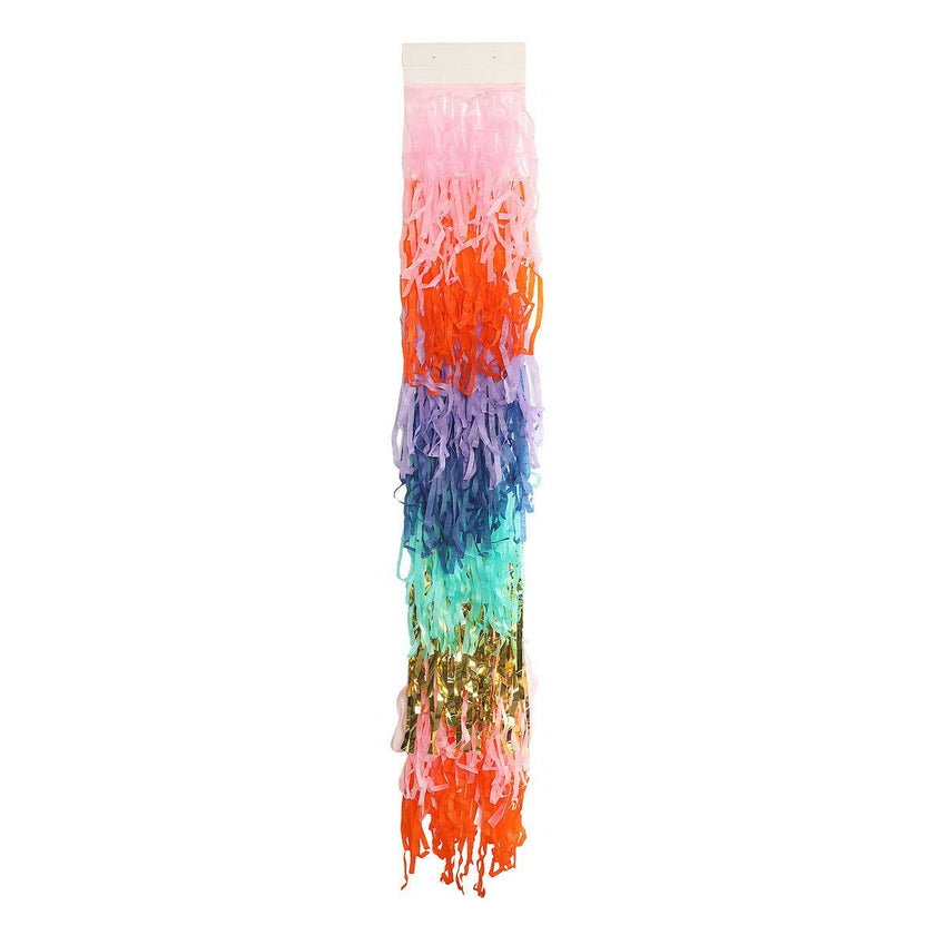 Multicolor Fringe Canopy Banners (set of 2)