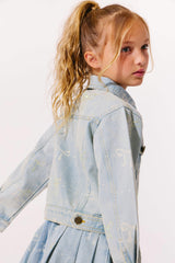 Sparkle Bows Denim Jacket
