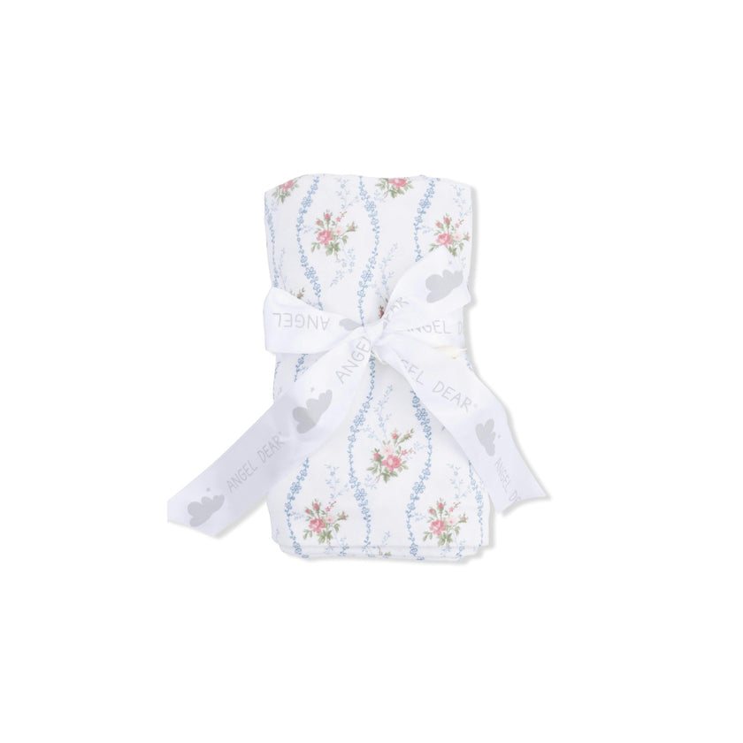 Heirloom Rose Stripe - Swaddle Blanket