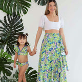 Women's Wrap Skirt - Montemar Print