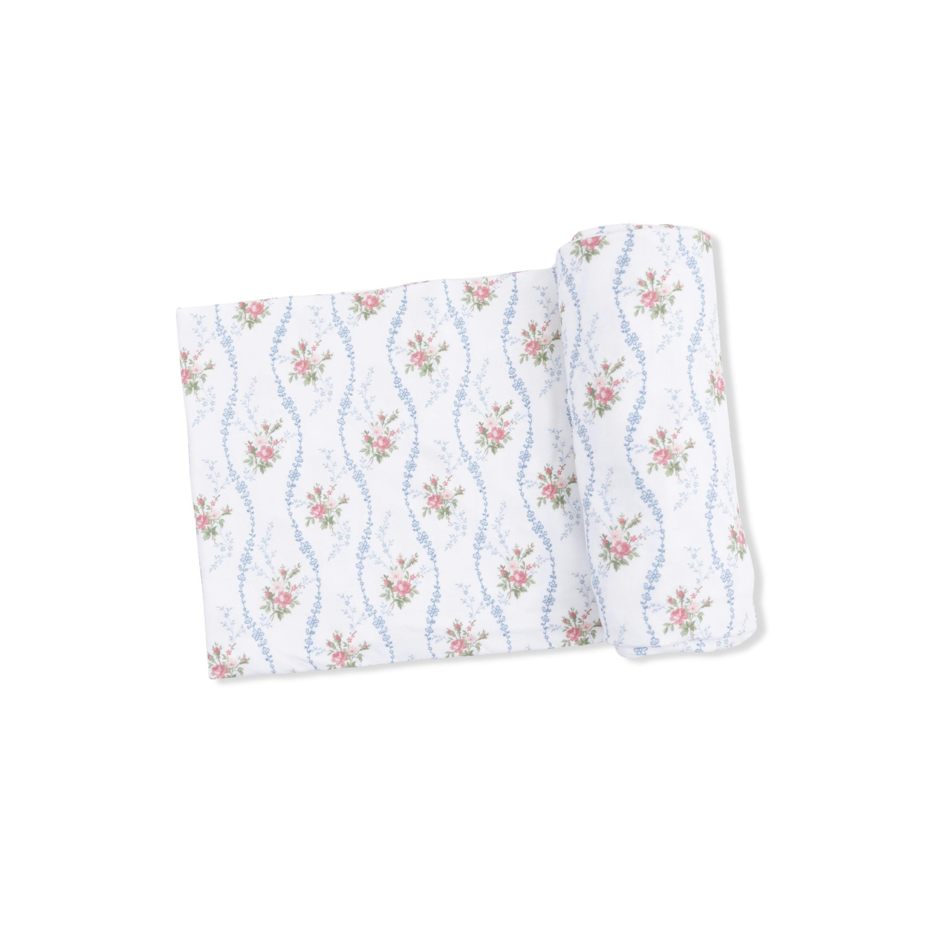 Heirloom Rose Stripe - Swaddle Blanket