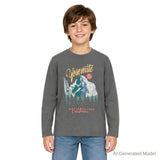 Boys Long Sleeve Graphic Tee | Yosemite - Charcoal