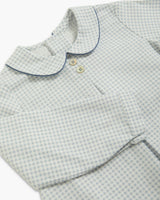 Darius Shirt Dusty Blue Vichy