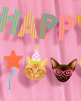 Crazy Cat Banner - really fun party banner