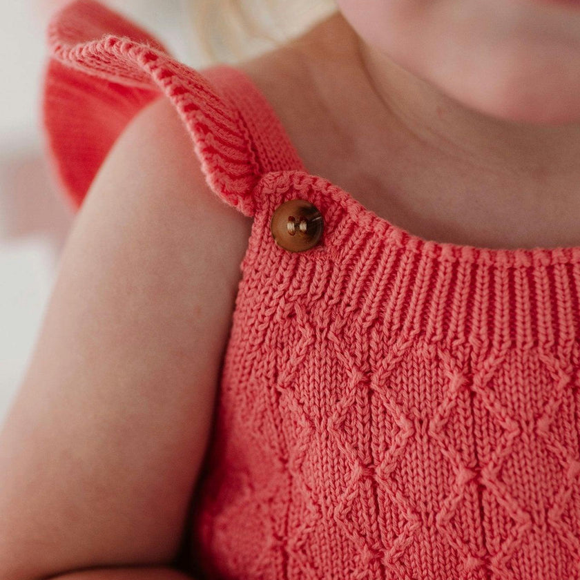 Baby Girl Knit Sweater Bodysuit