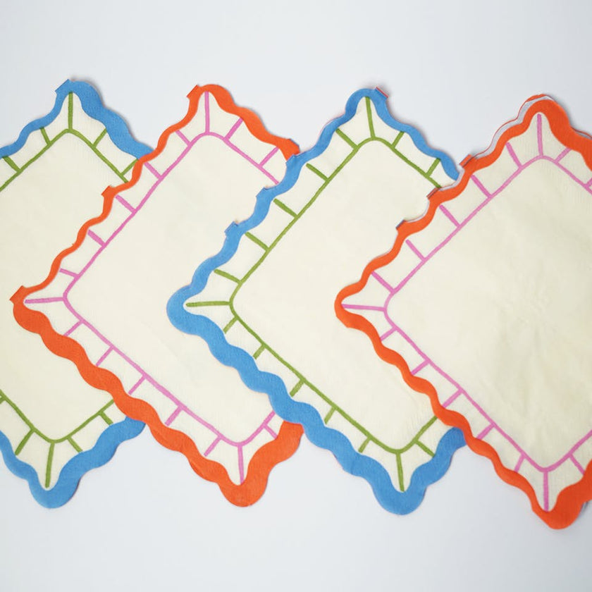 Vibrant Striped Party Pack – Paper Plates