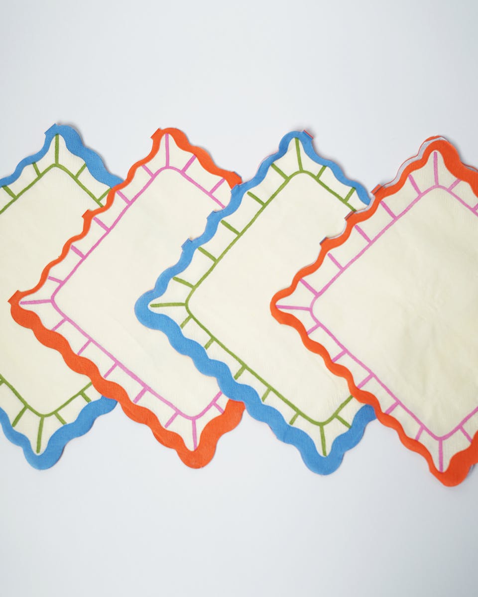 Vibrant Striped Party Pack – Paper Plates