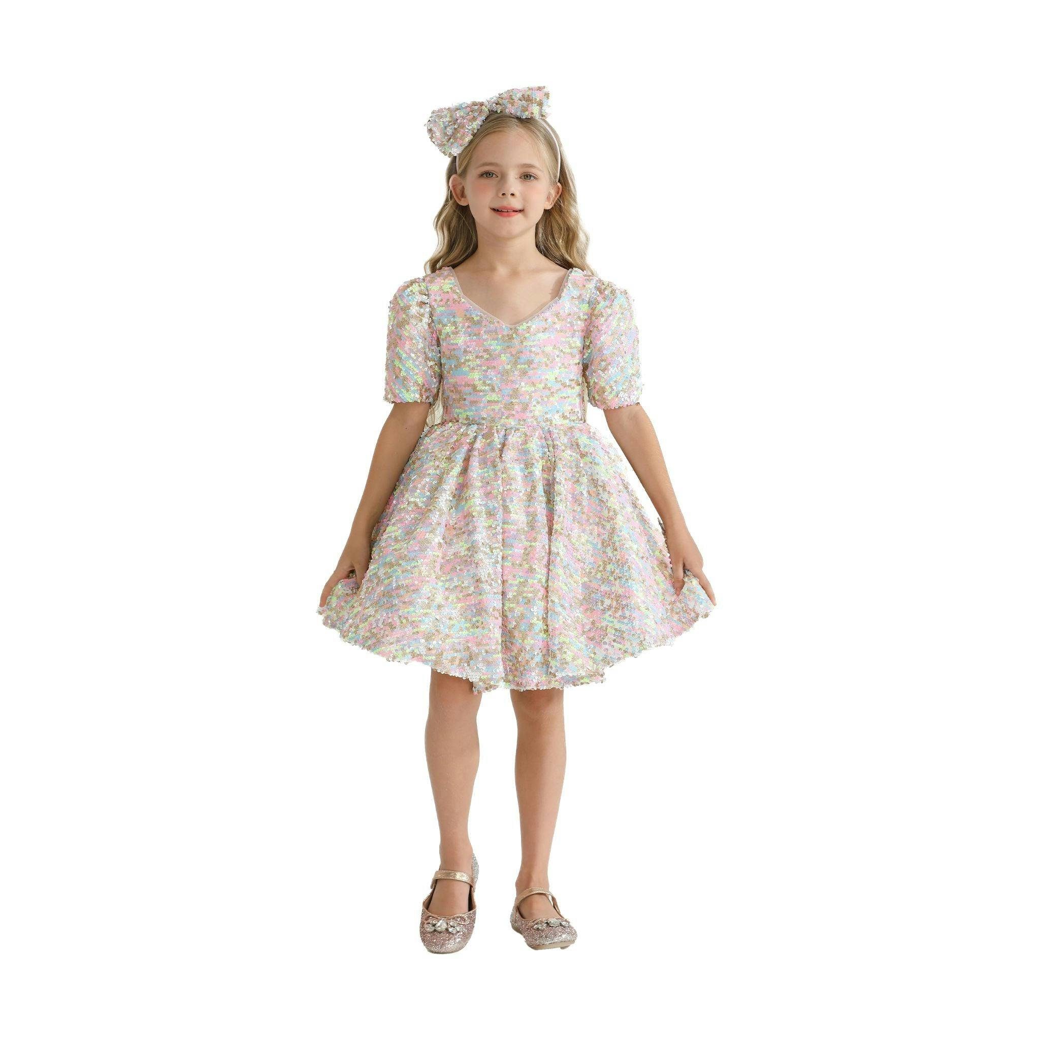 Multicolor Sequin Bahia Dress