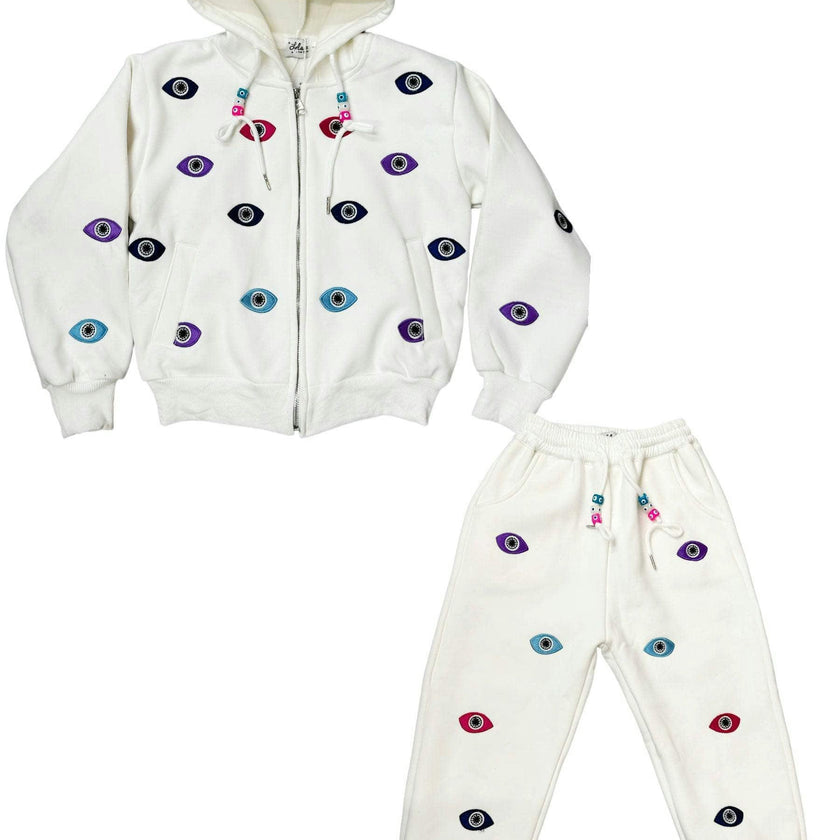 Women’s Rainbow Evil Eye Jogger Set