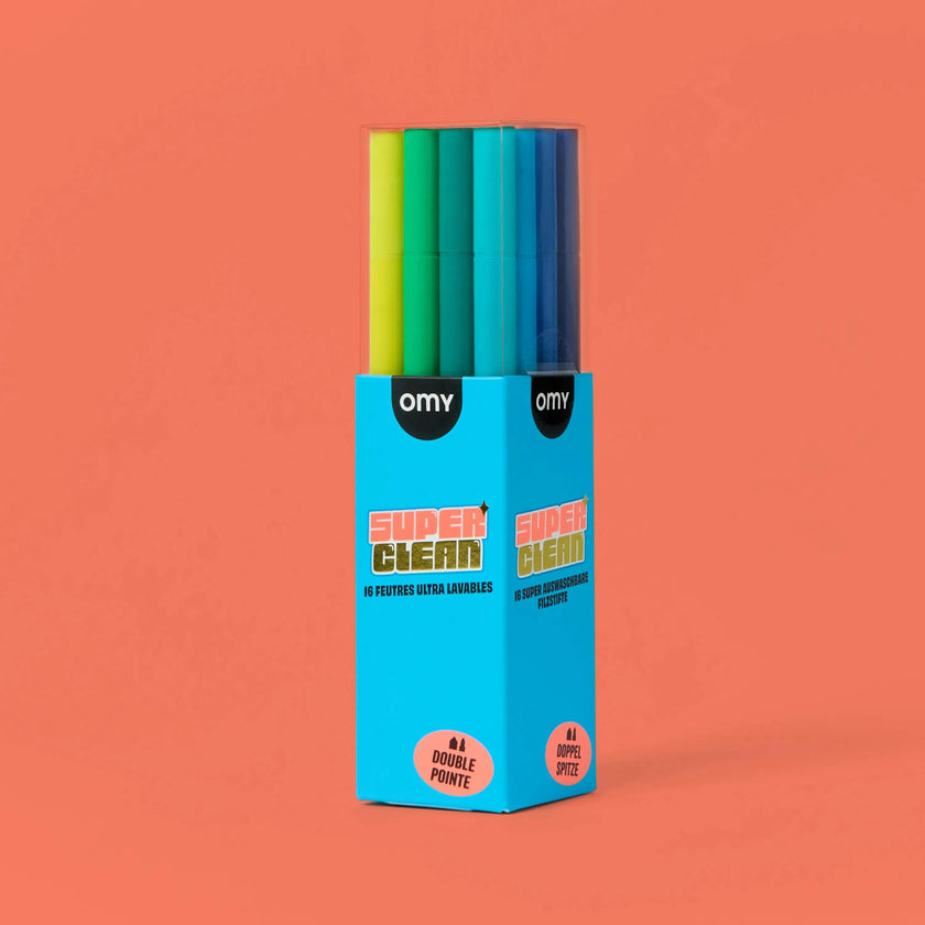 Super Clean Markers (16 colors)