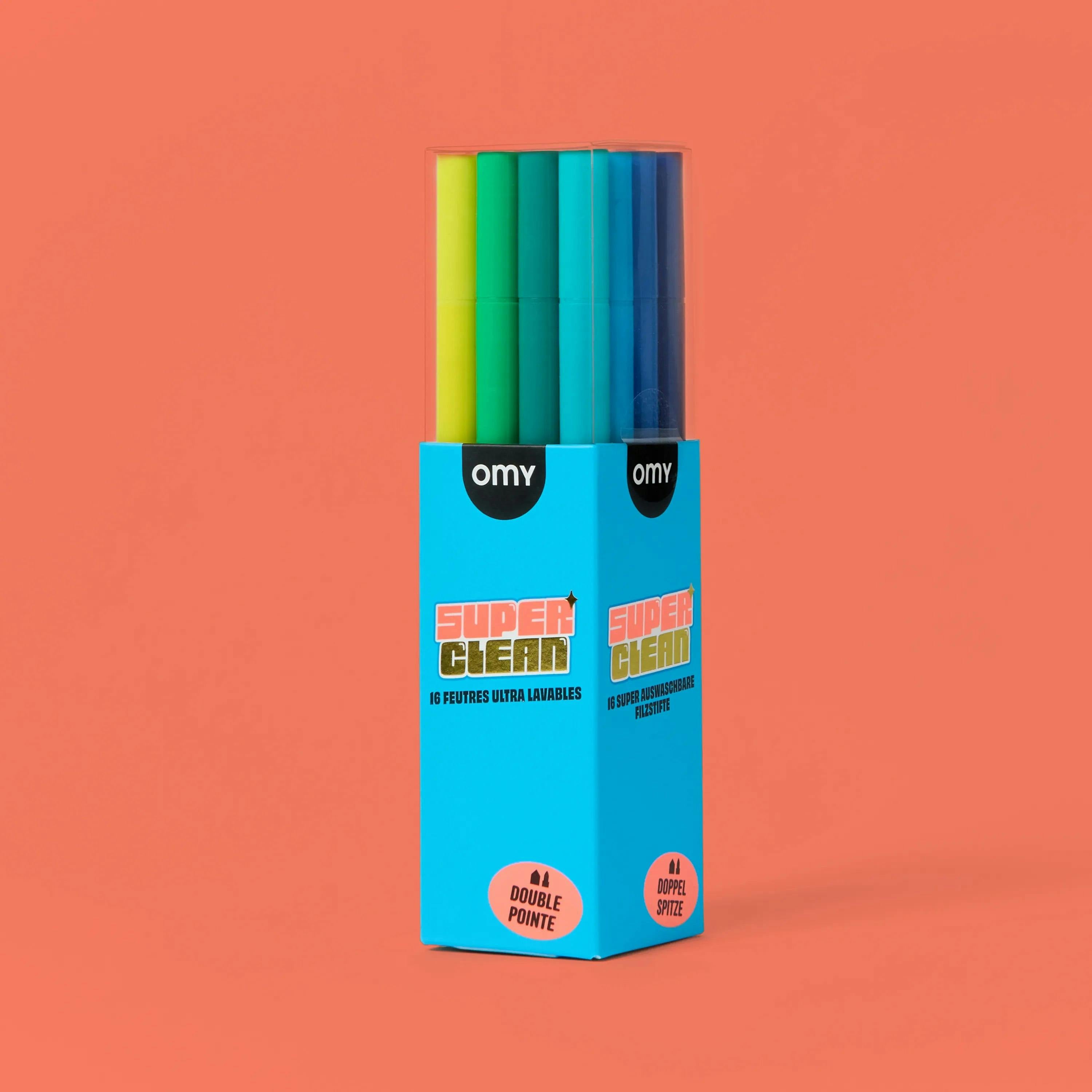 Super Clean Markers (16 colors)