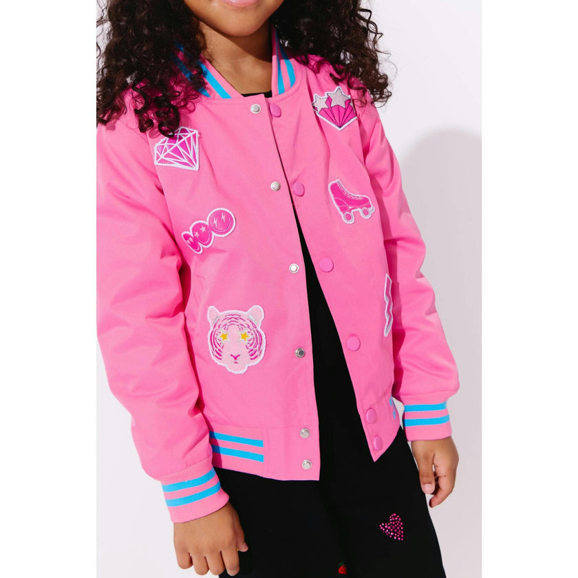 Crystal Butterfly Patch Jacket