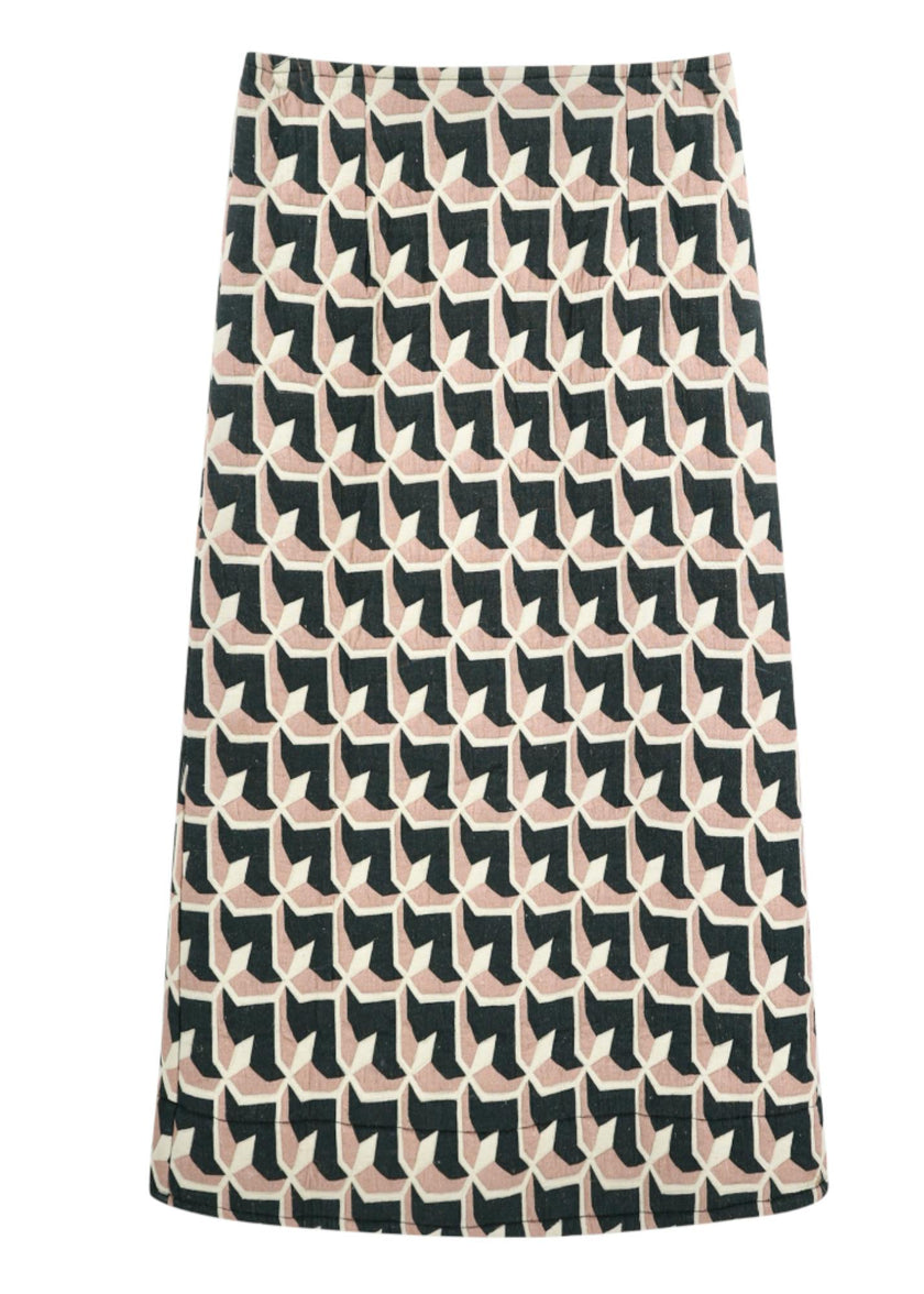 Lombok Skirt in Clay Parquet
