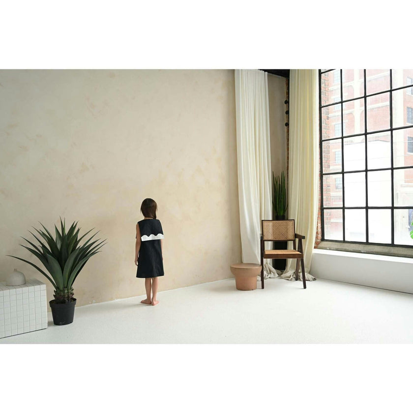 Lucy dress (black/off-white)