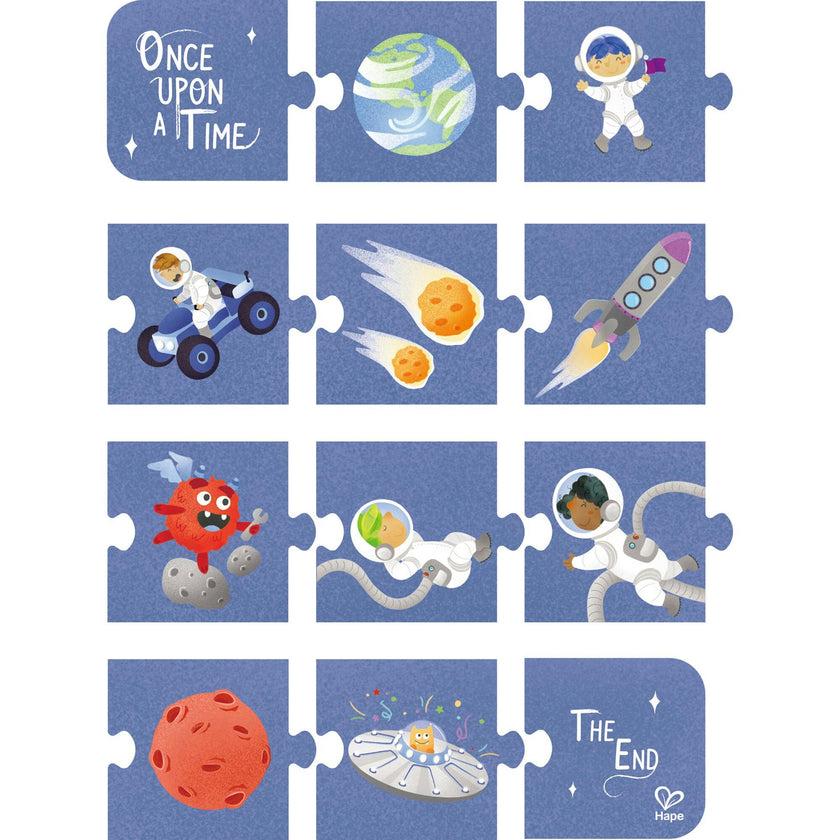 Hape: Space Adventure Puzzle - 3-In-1