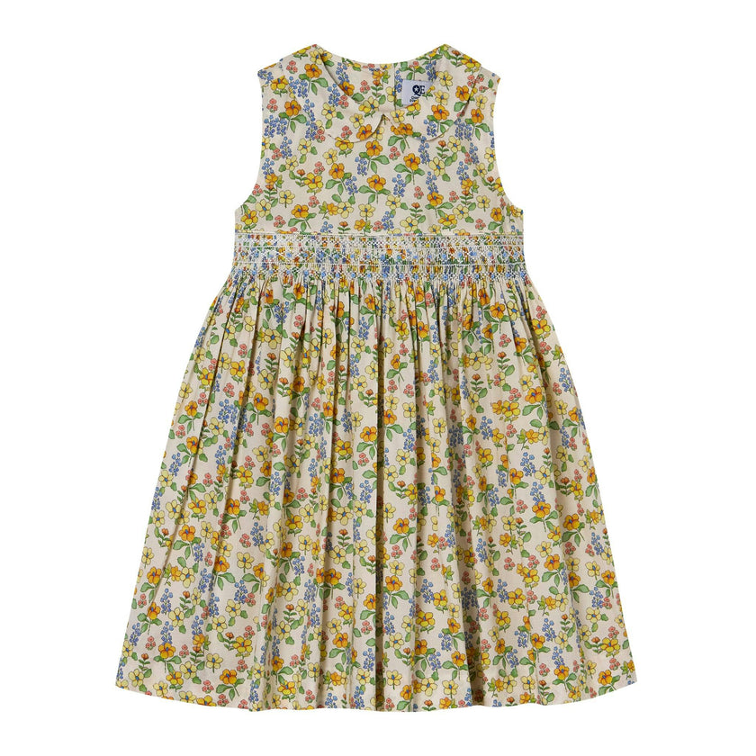 Hand-Smocked Girls Dress - Caroline