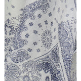 Cotton Saline Pareo White Bandana, White Bandana