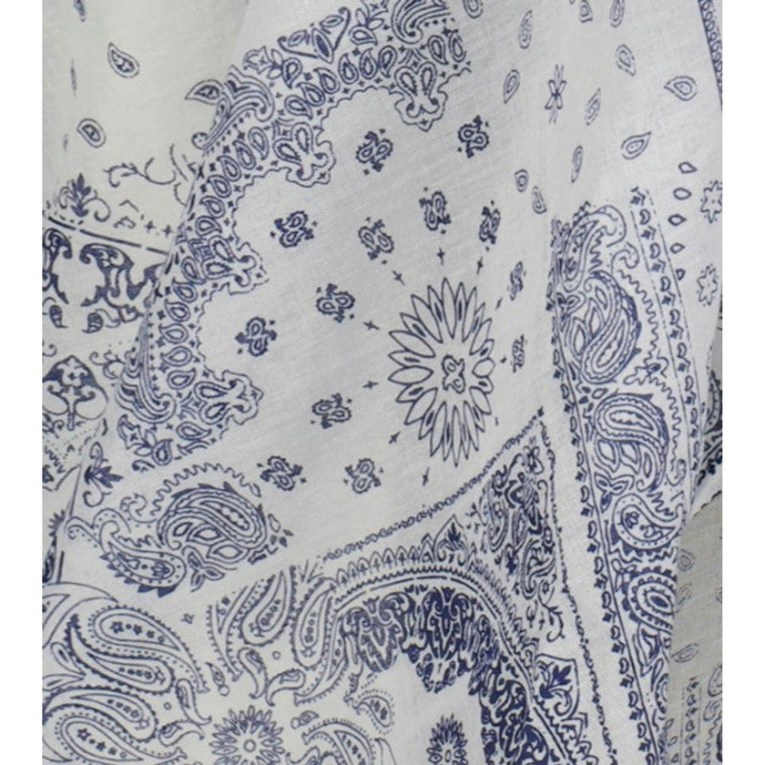 Cotton Saline Pareo White Bandana, White Bandana