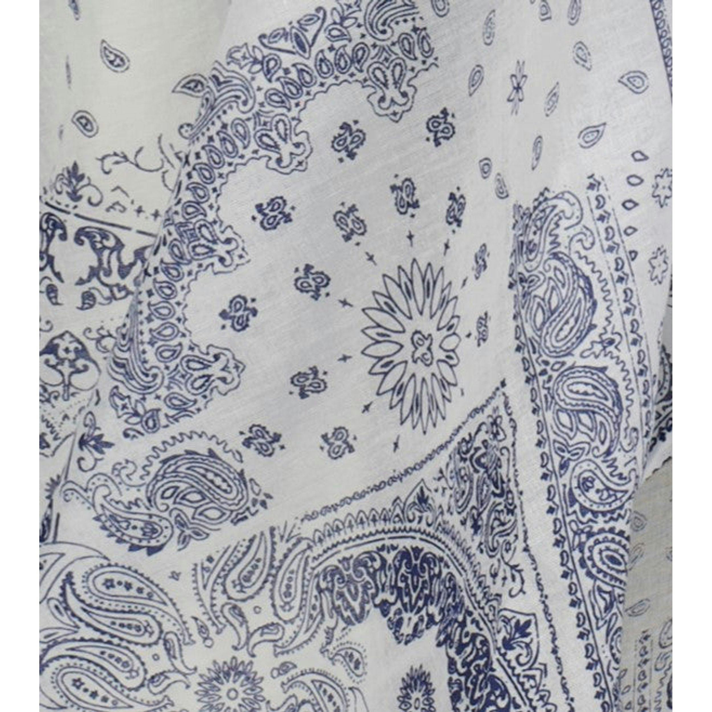 Cotton Saline Pareo White Bandana, White Bandana