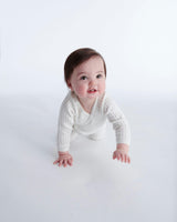 Cotton Wrap Top - Ribbed