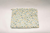 Buttercup Bloom Timeless Floral Ruffle Zipper Pouch