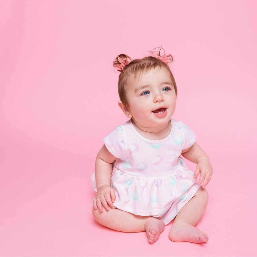 Macarons Layered Dress with Bloomers