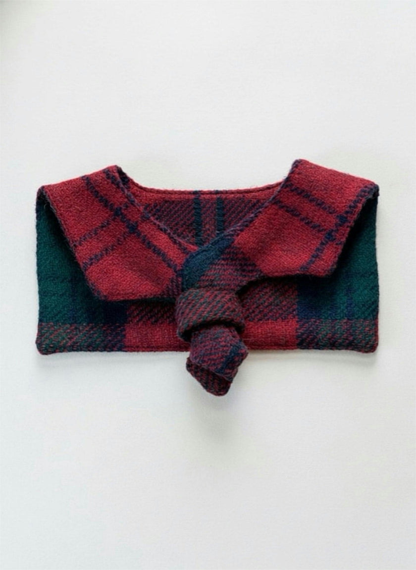Heirloom Wool Sailor Collar – Loganberry Tartan