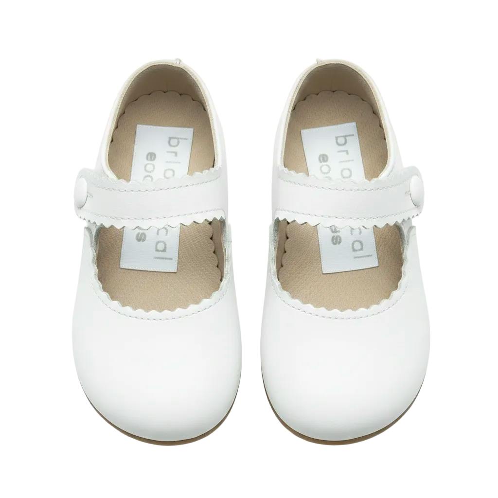 Emma Pre-Walker Baby Shoes - White
