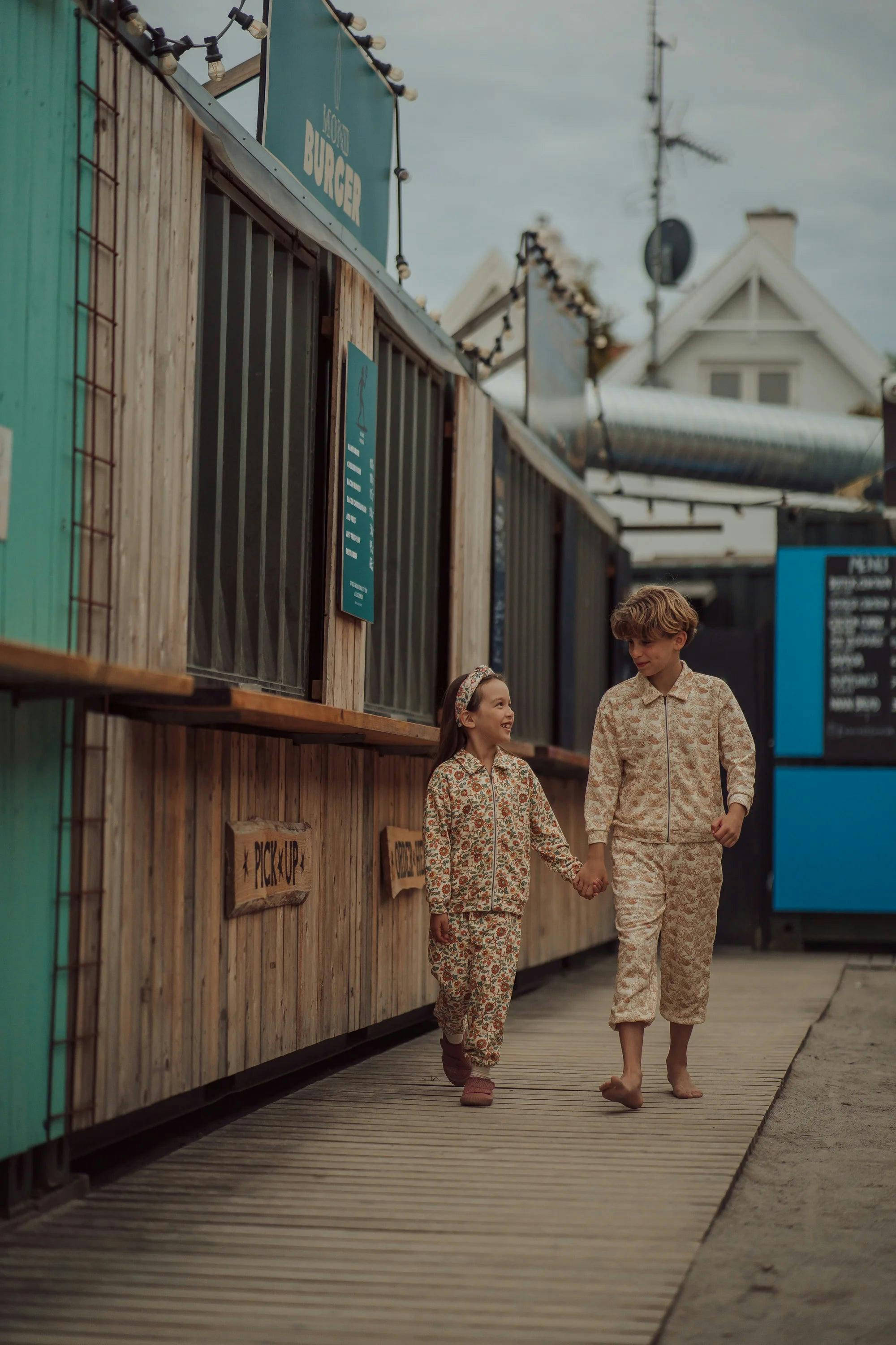 Tracksuit Pants | Organic Cotton Jersey - In Bloom
