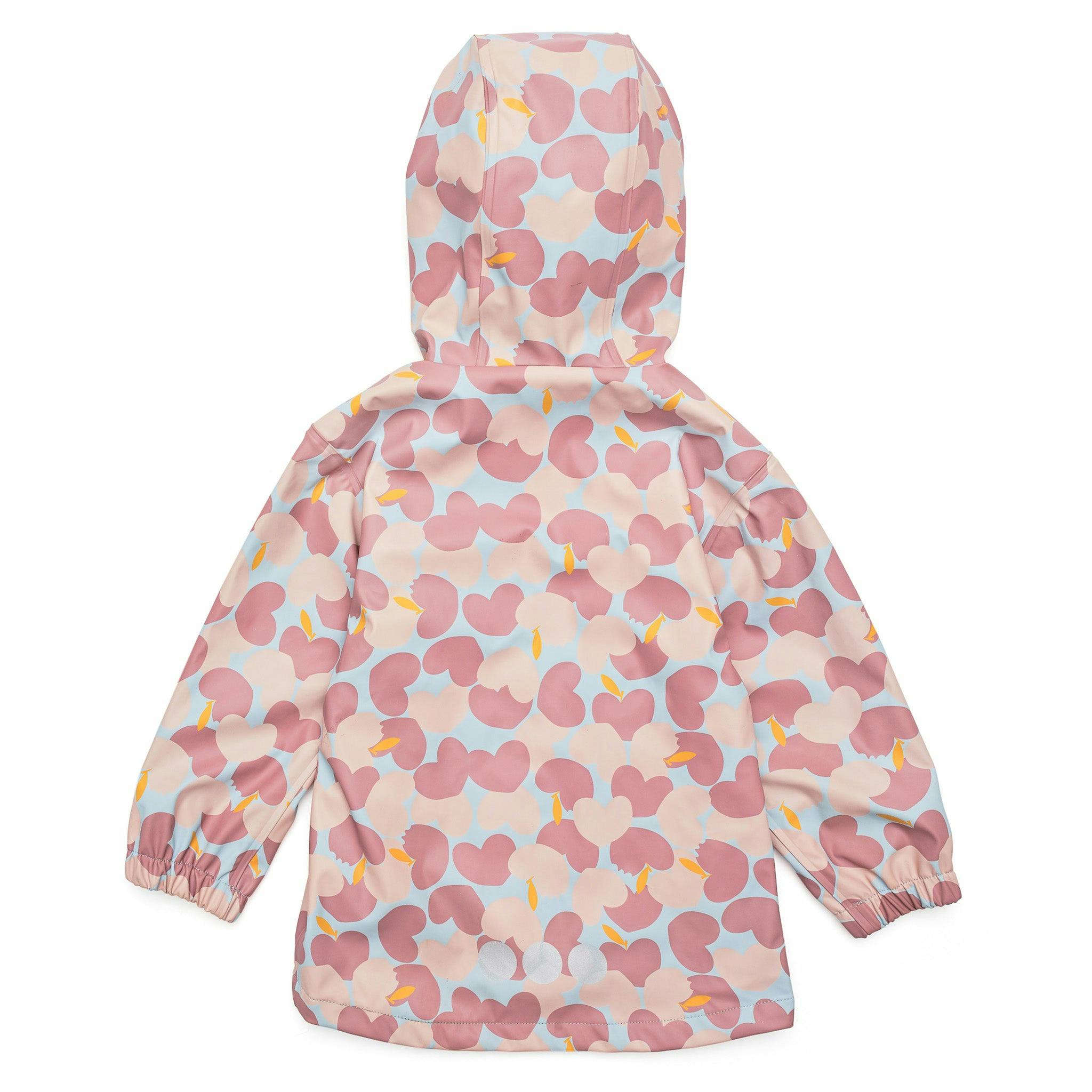Recycled Waterproof Raincoat, Pink