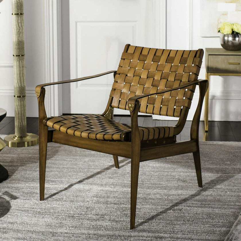 Dilan Leather Safari Chair